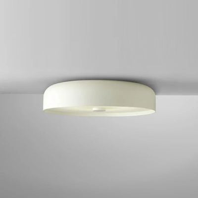 Plafonnier blanc aluminium design italien minimaliste