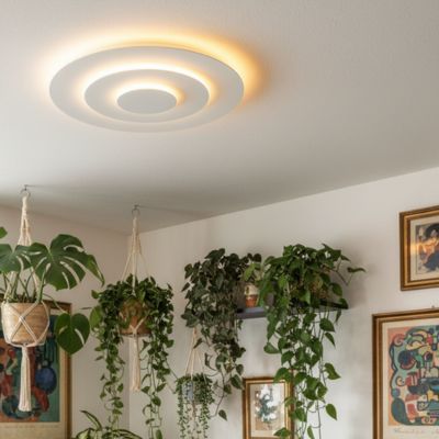 collection plafonnier salon coin jungle asymétrique cades colorés