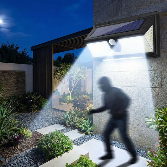 Applique extérieure murale LED détecteur infrarouge intrus dans jardin