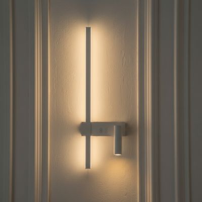 Applique murale LED design blanche vertice
