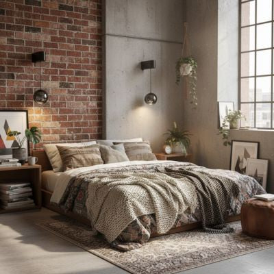 Applique murale ajustable boule chromée design italien chambre bohème industrielle éclectique