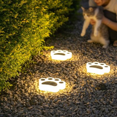 Eclairage solaire exterieur traces mystérieuses touche ludique et originale dans votre jardin