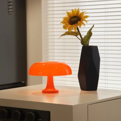 Lampe champignon orange un incontournable des seventies