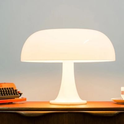 Lampe champignon blanc pur une réussite assurée pour déco parfaite