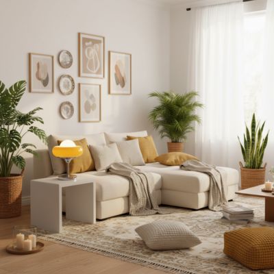lampe champignon orange - Vintage | Dome70™