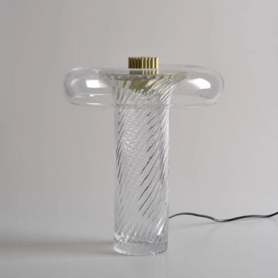 lampe champignon vortex lumina verre