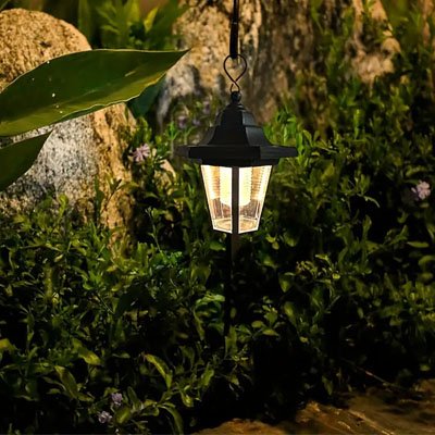Lampe solaire extérieur lanterne allumeur des nuits