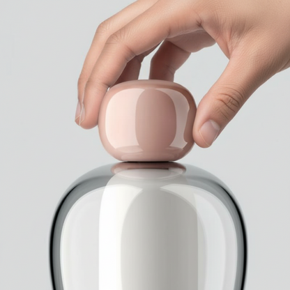 main ajustant la lumière lampe de chevet rechargeable sans fil un bijou de lampe